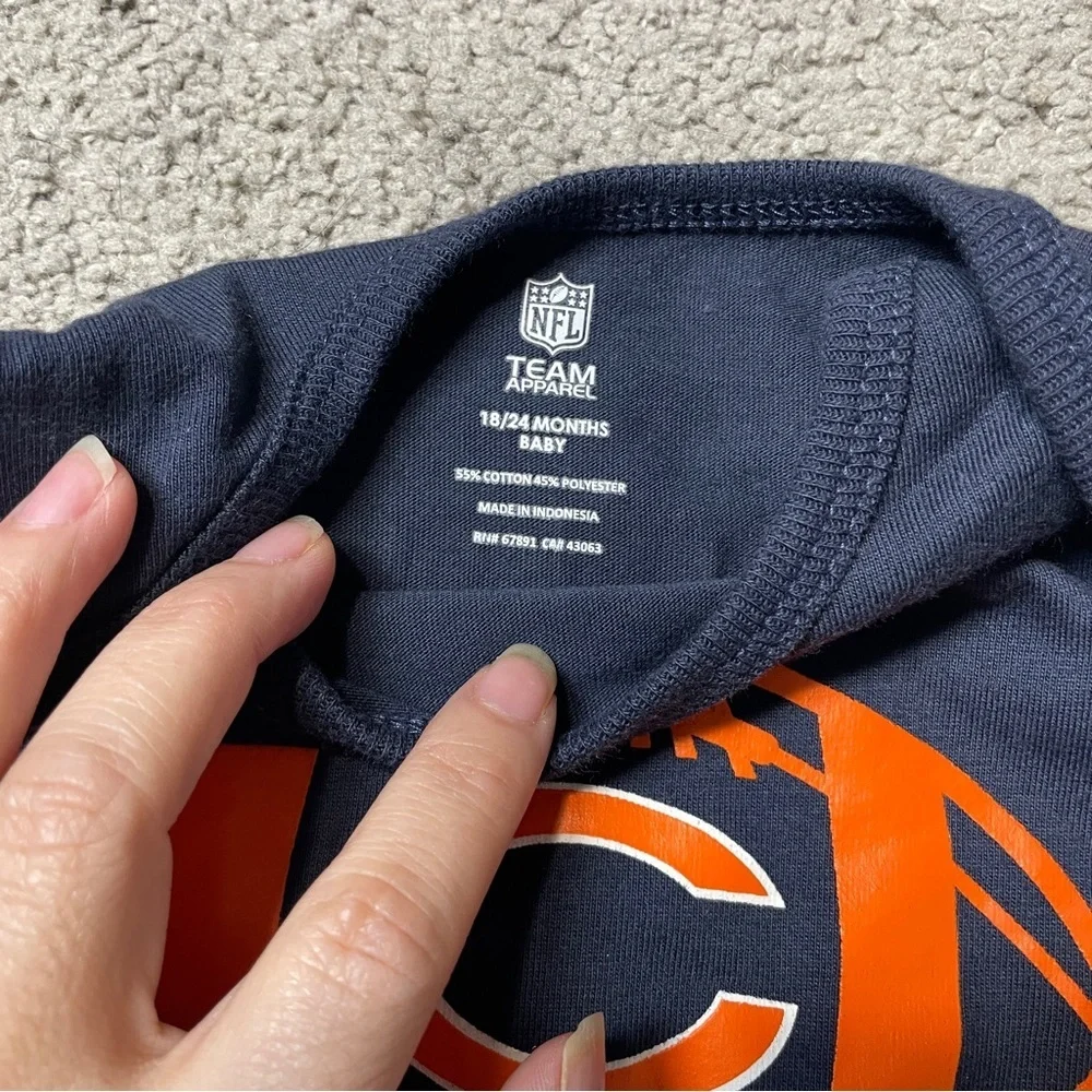 NFL Chicago Bears Logo Infant Bodysuit‎ Future QB 18-24 months